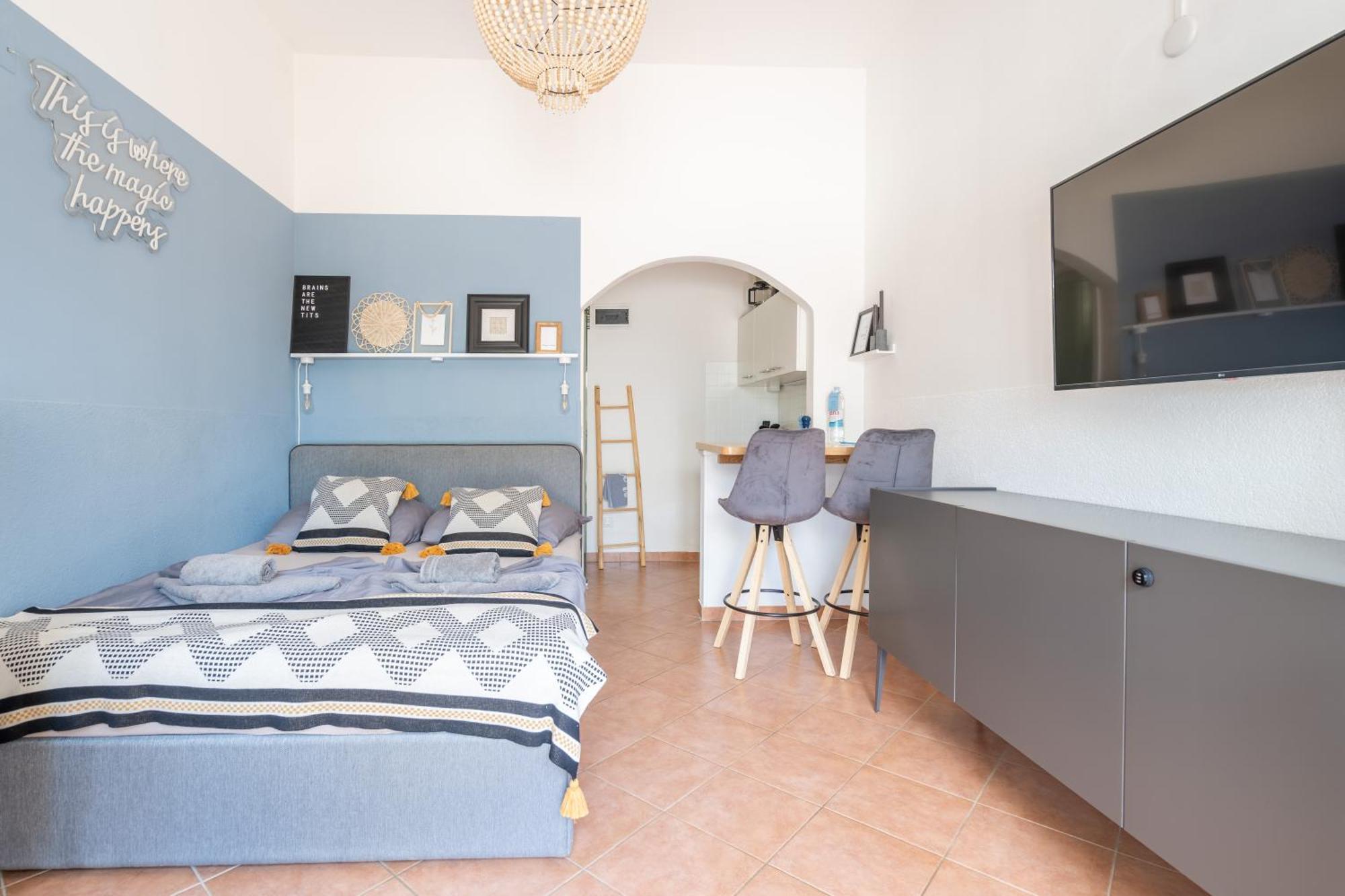 App Akumal-25M Zum Meer, Privatparkplatz, 50 Zoll Smart Tv, Sat Medulin Eksteriør bilde